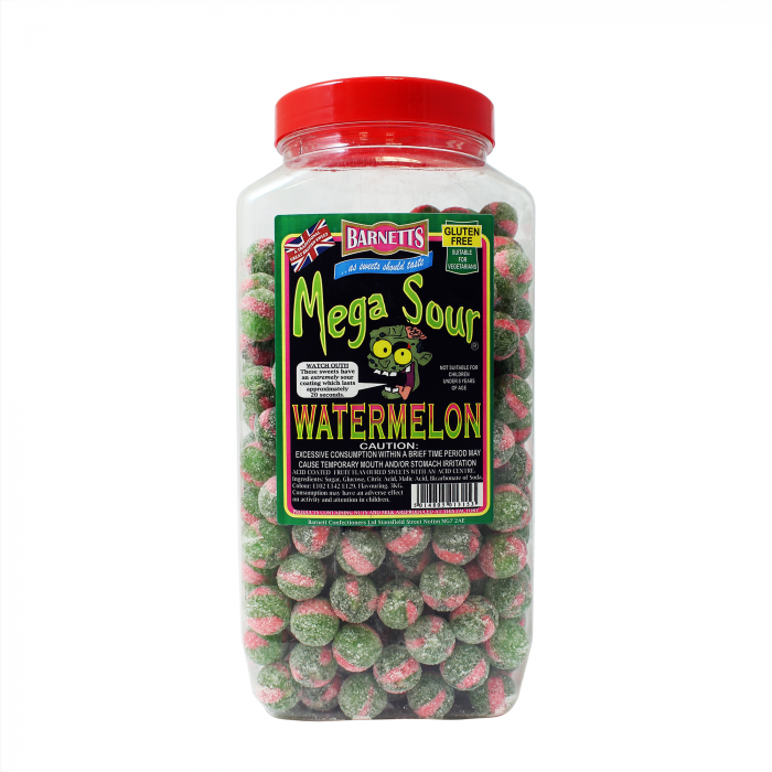 Barnetts Mega Sour Watermelon Flavour