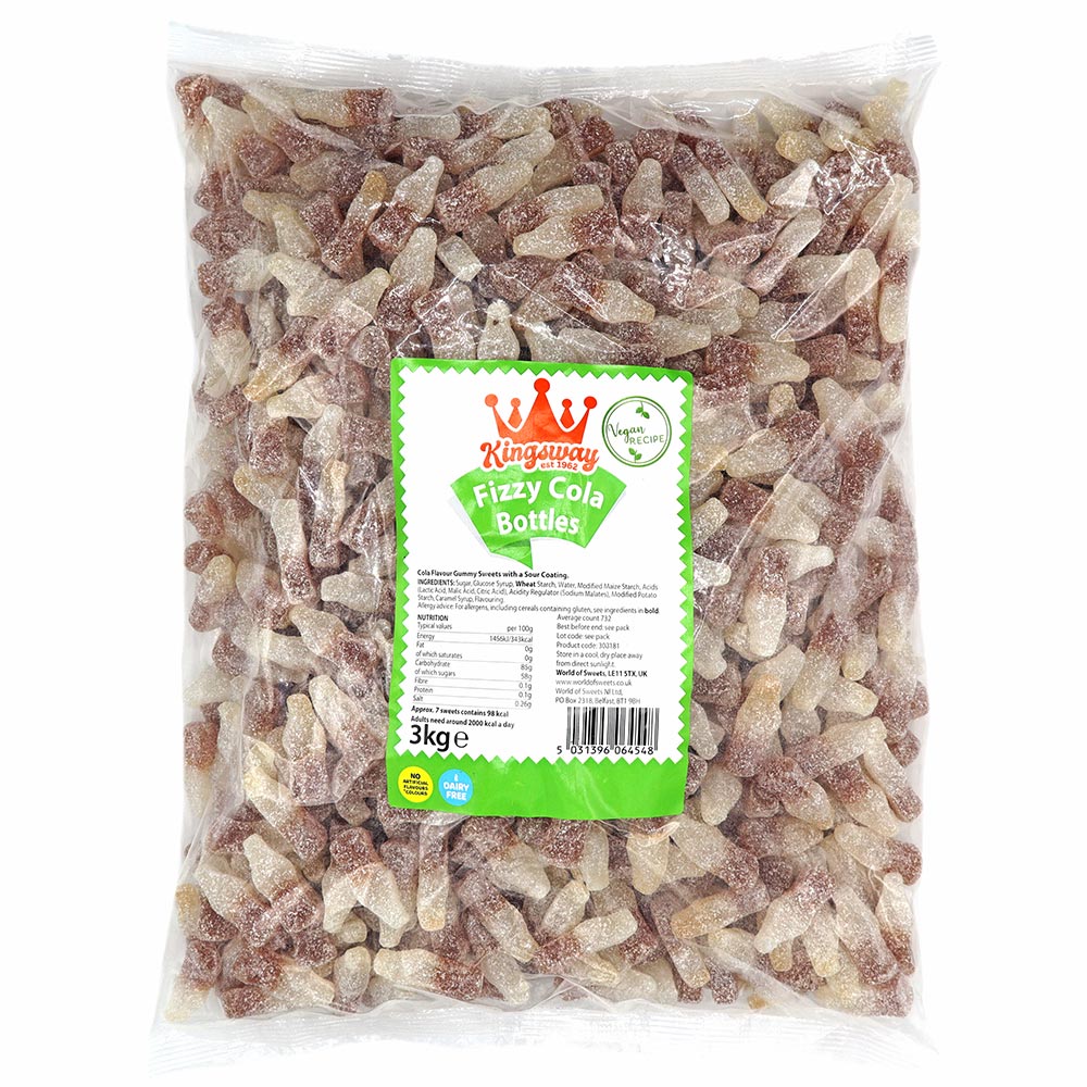 Vegan Fizzy Cola Bottles